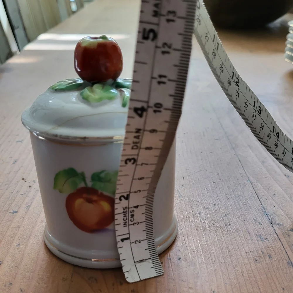 Antique Fruit Plates & Jam Jar